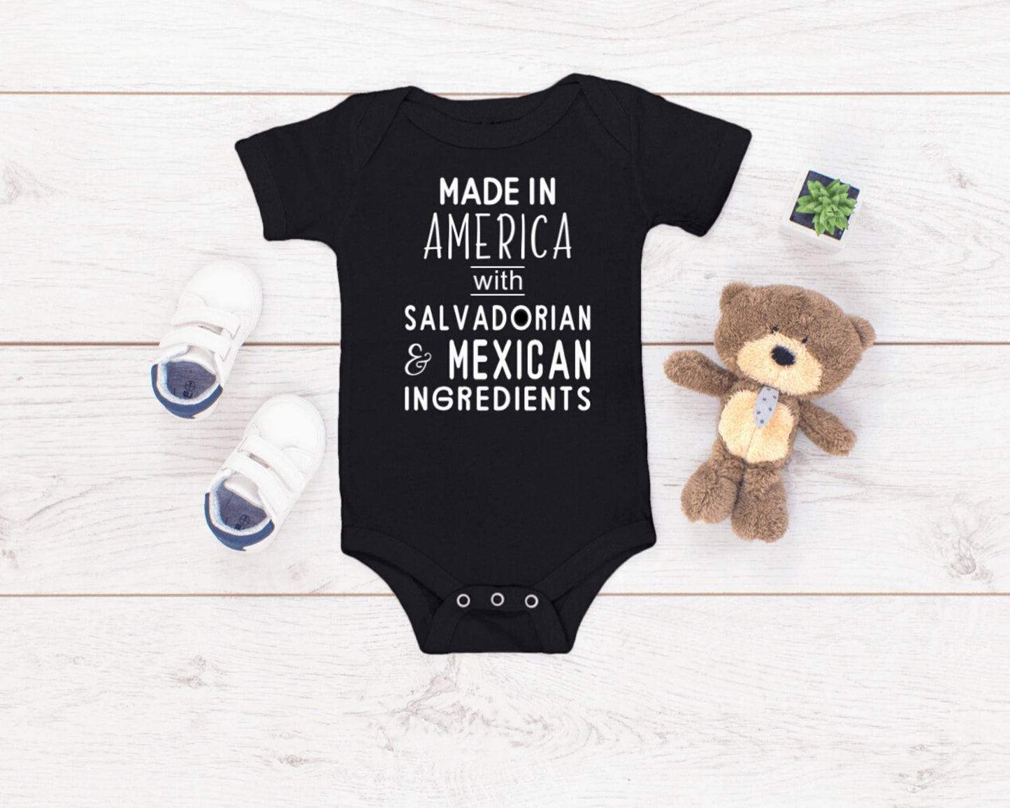 Made in America With Mexican and Salvadorian Ingredients