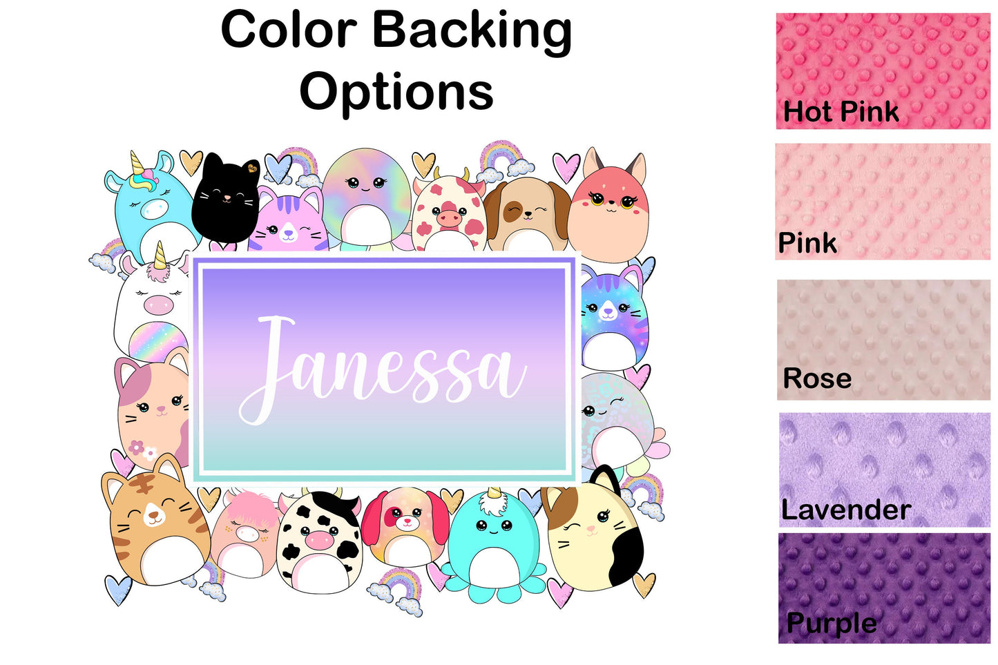 Squish mellow Baby blanket, baby name blanket, soft baby name blanket, personalized baby blanket, baby shower gift, custom blanket