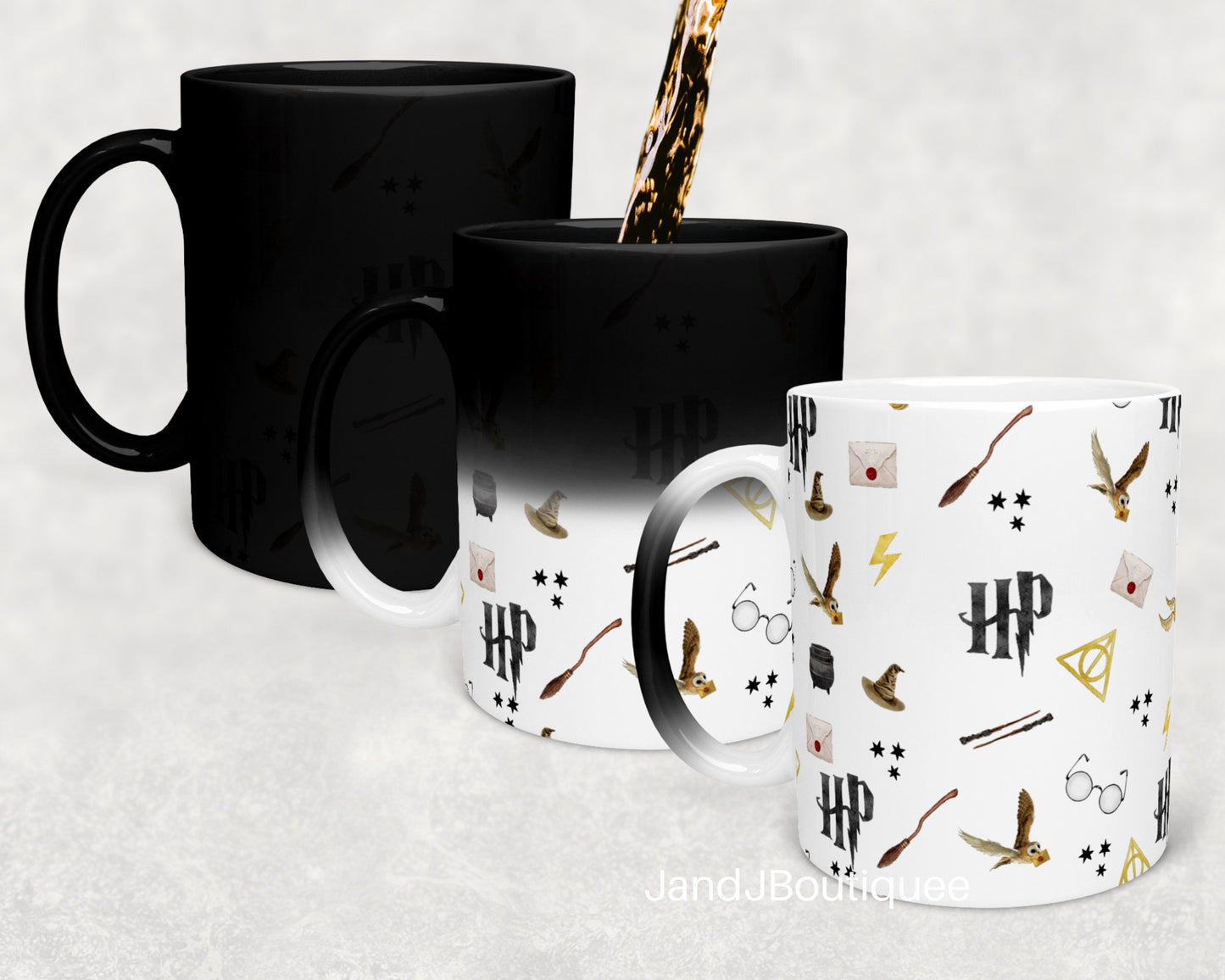 Magical school Color Changing Mug, HP Mug, Color Changing mug, Magic Mug, Wizard Mug